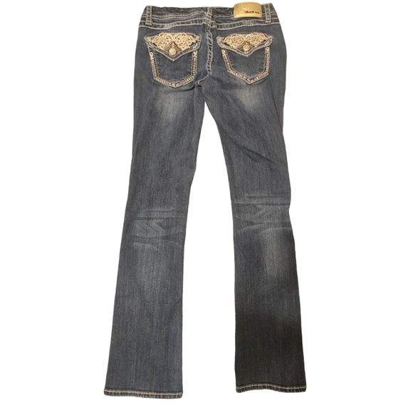 Grace Bootcut Embellished Jeans - Picture 2 of 4